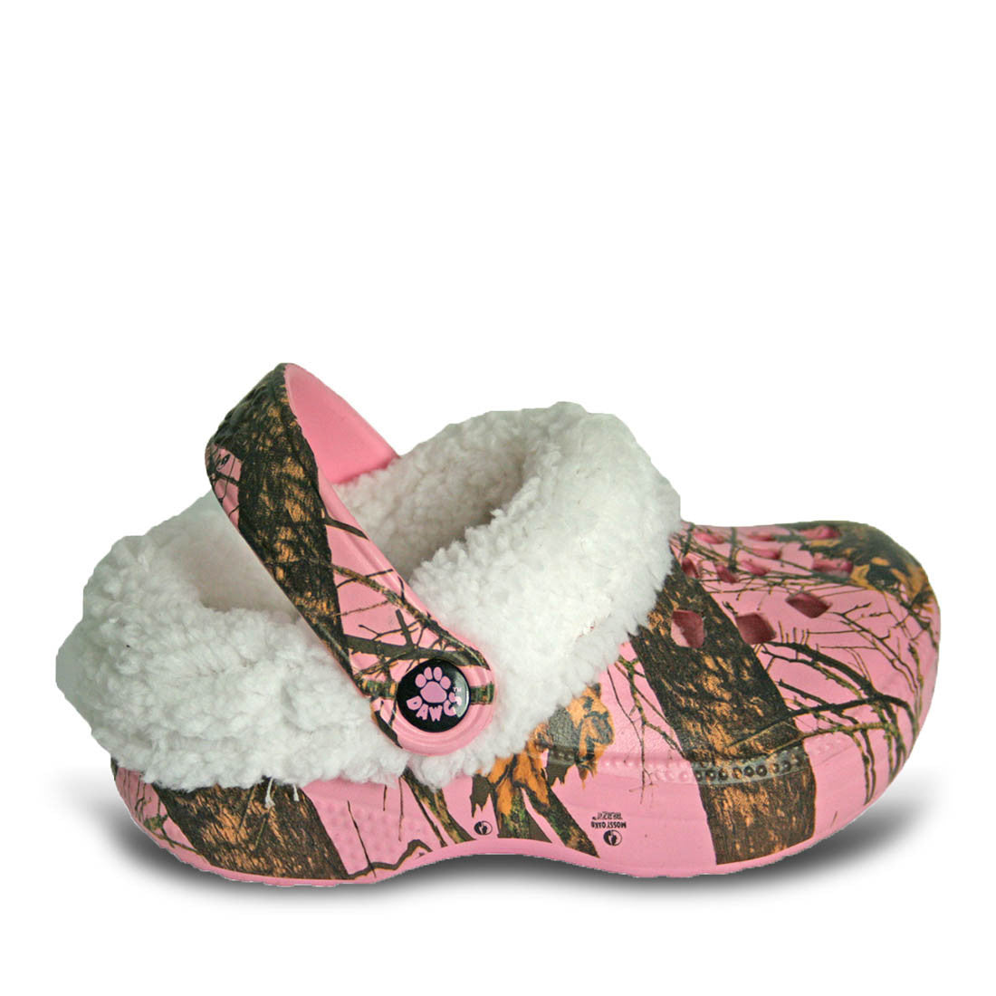 Pink sale camo crocs