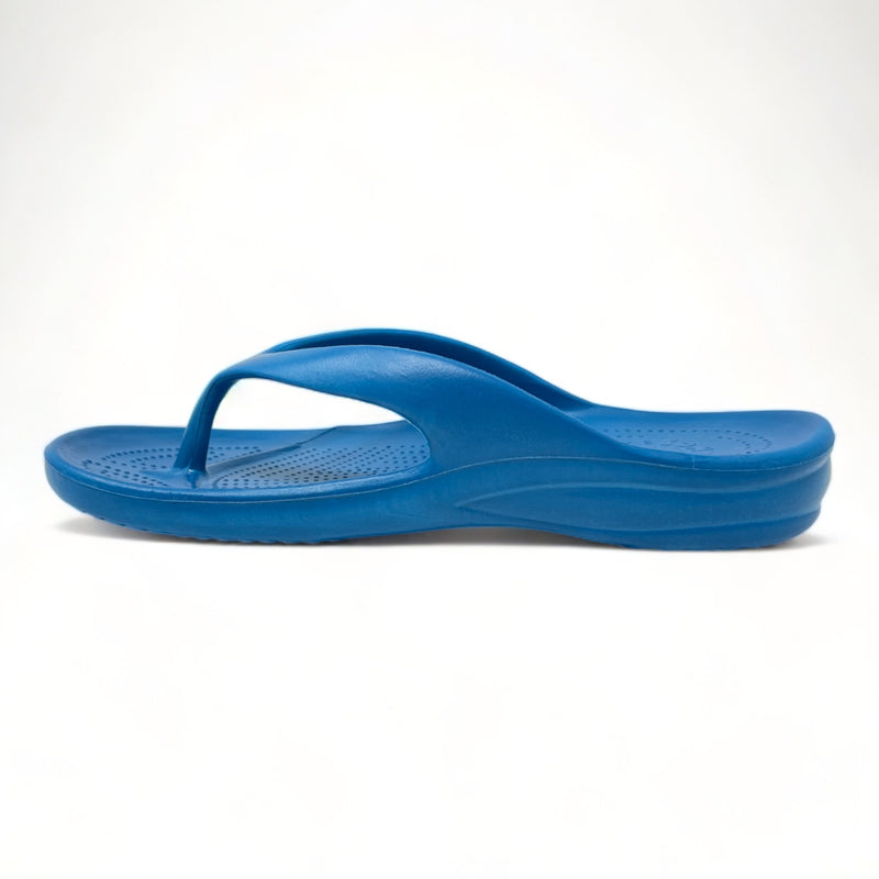 Blue flip flops womens online