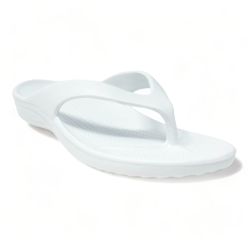 Women's Flip Flops - White