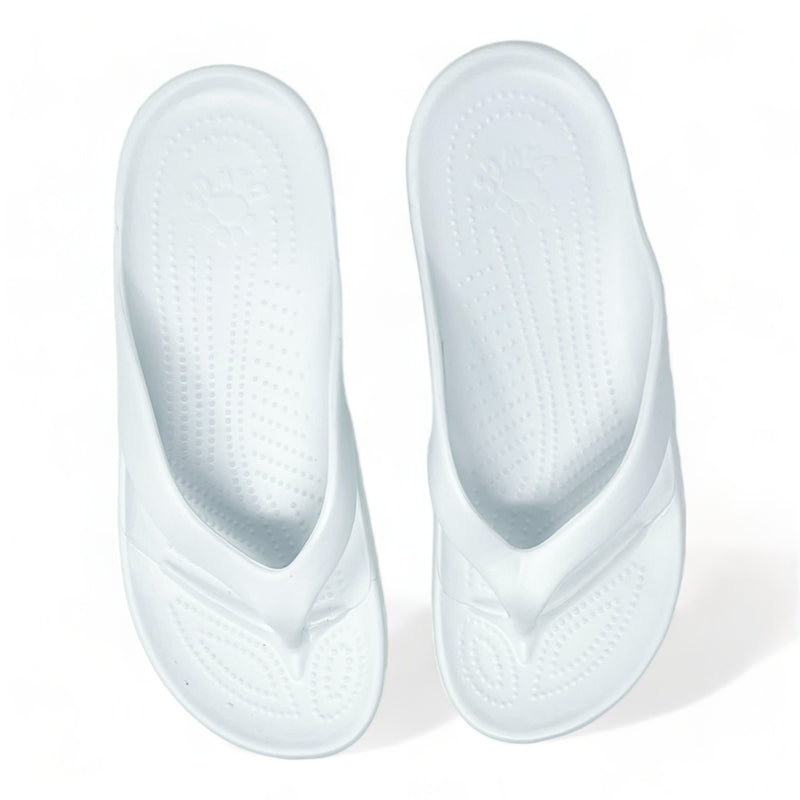 Women's Flip Flops - White