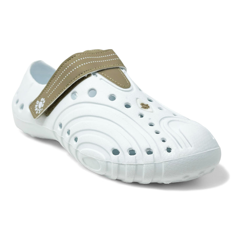 Women's Ultralite Spirit Shoes - White with Tan