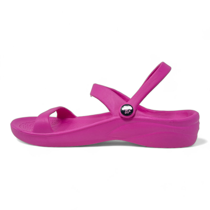 Women's 3-Strap Sandals - Hot Pink