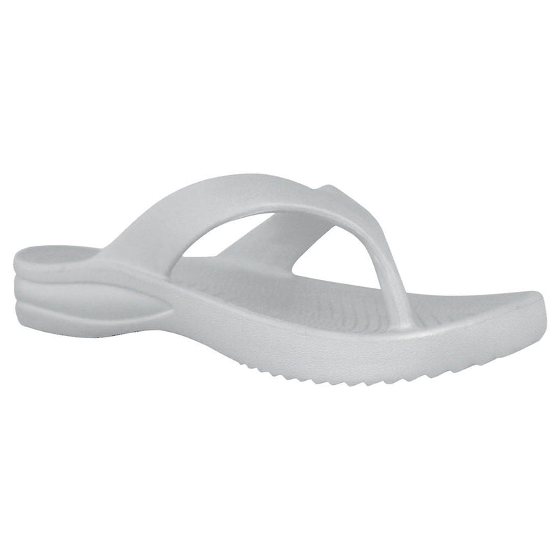 No Boundaries Womens Flip Flops Size 11 White Thong Fluffy Memory Foam